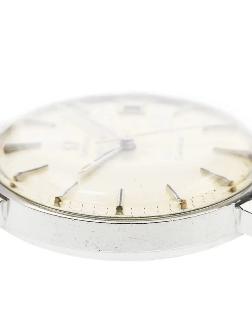 OMEGA TURLER Geneve 136.00011 Date Cal.613 Silver Dial Hand Winding Men's_961315